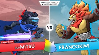 Kraggarnos a Palos 1  Winners Quarters  Mitsu Clairen vs Francokiwi Zetterburn [upl. by Ynnahc]