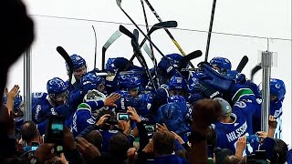 Watch Sedin twins combine for OT goal in Vancouver farewell [upl. by Grazia]