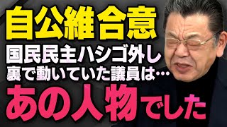 【自公維の合意】国民民主党がハシゴを外された裏側を須田慎一郎さんと丸山穂高さんが話してくれました（虎ノ門ニュース切り抜き） [upl. by Leonardi]