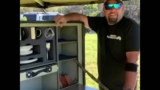 Bushwakka Africa Safari Tourer KITCHEN Display 4x4 Off Road Trailer [upl. by Zared421]