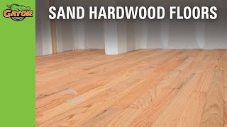 Howto Sand amp Stain Hardwood Floors [upl. by Lula]