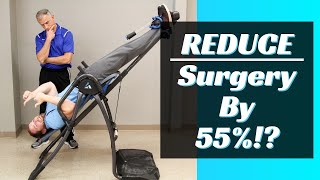 Science Shows Inversion Table Decompression Reduced Surgery by 55  Giveaway [upl. by Eiroj]