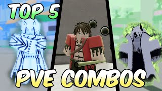 TOP 5 COMBOS FOR NEW PVE SYSTEM  Shinobi Life 2 [upl. by Suhploda]