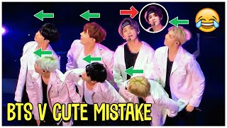 BTS V Cute Mistakes Compilation [upl. by Yuht]