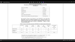 My RRB Clerk Prelims  Mains Scorecard ClearedIn1st Attempt ibpsrrb bankexams rrbclerk ibpspo [upl. by Drofnas]