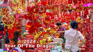 Chinese New Year 2024 Dive into Dragon Decorations in Chinatown Singapore [upl. by Corella]