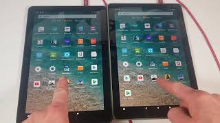 2021 Amazon fire hd10 and hd10 differences [upl. by Wandie]