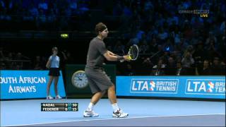 Roger Federer vs Rafael Nadal ATP Barclays World Tour Finals 2011 Round Robin 1080p Highlights [upl. by Michey]