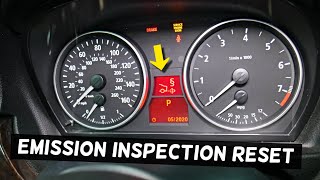 HOW TO RESET EMISSION INSPECTION SERVICE LIGHT BMW E90 E91 E92 E93 325i 328i 330i 335i 320i 318i 316 [upl. by Phio157]