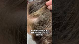 TOP TIPS for grey blending with a demi permanent hair color… hair haircolor [upl. by Ardelia368]