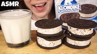 ASMR OREO ICE CREAM SANDWICH MUKBANG No Talking EATING SOUNDS [upl. by Loats]