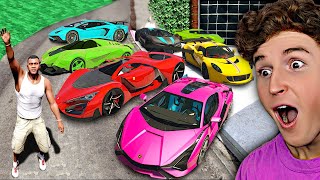 Collecting Rare BILLIONAIRE SUPER CARS In GTA 5 Mods [upl. by Alyac107]