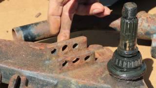 Needham Ag  Installing Seed Boot Bushings On John Deere 50 Series [upl. by Luaped111]