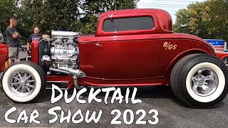 Ducktail 2023 Rod and Custom Car Show Gas City IN [upl. by Sivrad]