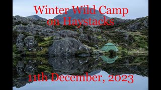 111223  Innominate Tarn on Haystacks Wild Camp [upl. by Weinert]