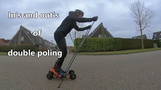 Technique tutorial part 1 How to double pole on skikes  nordic cross skates and roller skis [upl. by Uht51]