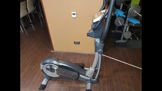 Kettler Crosstrainer elliptical bicycle review Model Kettler Basic Giro 507 [upl. by Rosella72]