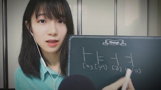 Relaxing Korean Lesson Teacher ASMR [upl. by Virgel]