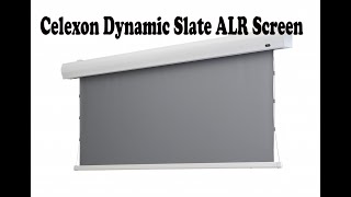 Celexon Dynamic Slate ALR Screen Review [upl. by Ayila]