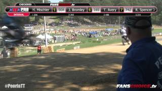 2015 Peoria TT – Dash for Cash LCQ Semis – AMA Pro Flat Track [upl. by Renrew]