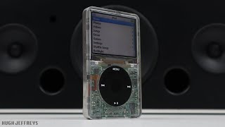 Custom Transparent iPod Classic 5th Gen  256GB SSD amp quotNokia Battery lifequot [upl. by Imelda]