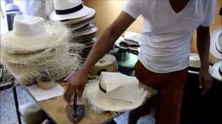 How the original PANAMA HATS are made ”VIDEO TOUR” [upl. by Bohaty]