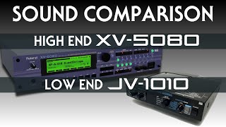 Comparison XV 5080 High End amp JV 1010 Low End [upl. by Nwadal]