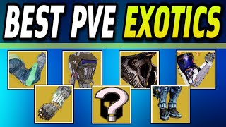 The TOP 5 PVE Exotic Armor Pieces For EACH Class in Destiny 2 Lightfall  Destiny 2 [upl. by Hairim123]