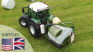 EasyWrap 150 – First bale wrapper from KRONE [upl. by Nipha]