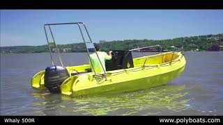 PolyBoats  Whaly 500R Yellow Sea Trial on the Hudson River [upl. by Obel327]