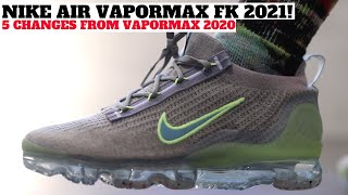 Nike Air VaporMax 2021 FlyKnit Review 5 Changes from VaporMax 2020 [upl. by Dolphin454]