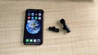 How to use Y22 MIC  Wireless Mic for iPhone 13 [upl. by Rabelais654]