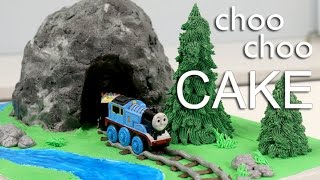 EASIEST Thomas the TRAIN CAKE [upl. by Darees]