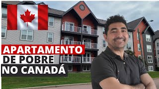 COMO É UM APARTAMENTO DE POBRE NO CANADÁ  COMO IMIGRAR PARA O CANADA [upl. by Raddy]