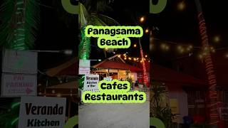 Panagsama Beach Cafes amp Restaurants  moalboal tourist travel [upl. by Lednor359]