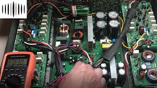 DR 20  Yamaha P5000S Amplifier Troubleshooting and Repair  No Power [upl. by Myranda]