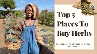 Top 5 Places To Buy Herbs [upl. by Salomon291]