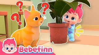 😻 Hide and Seek with BooㅣEP144ㅣSong for KidsㅣBebefinn Nursery Rhymes [upl. by Wilhelmina5]