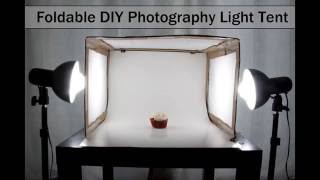 How To Build A Photo Light Box quot DIY Photography Light Tent quot For Less Than 9 [upl. by Arikahs797]