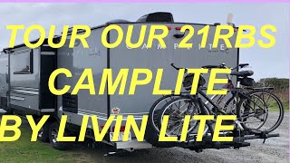 Livin Lite Camplite trailer 21RBS tour All aluminium travel trailer [upl. by Cline]