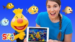 10 Little Fishies  Songs For Kids  Sing Along With Tobee [upl. by Sampson]