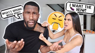 BEING AN OVER AGGRESSIVE GIRLFRIEND TO SEE HOW MY BOYFRIEND REACTS HILARIOUS [upl. by Ahpla]