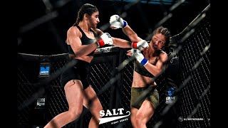 SALT fight Series 1  Amena Hadaya vs Amy Chan [upl. by Adnalahs]