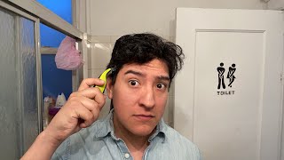 Philips Norelco OneBlade CUTTING MY HAIR AT HOME 🙀 [upl. by Kleon850]