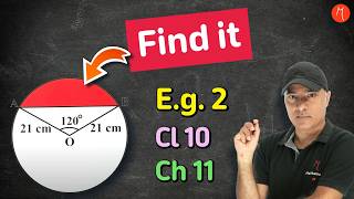 Example 2  Chapter 11  Class 10  Areas Related To Circles  NCERT Maths  CBSE [upl. by Fabrice831]