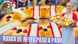 Cómo Hacer Rosca de Reyes Facil Paso a Paso [upl. by Anirtek]