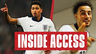 Three Lions Easiest Position Jones Goal Scoring Debut v Greece  Inside Access [upl. by Ahsert]