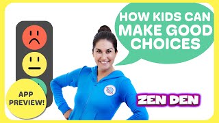 How to Make Good Choices Mindfulness for Kids  Cosmic Kids app preview [upl. by Anstice828]