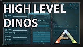 How to Get High Level Dino Spawns Ark Survival Evolved  level 150  120 [upl. by Vassar780]