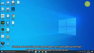 Cara Mengatasi Resolusi Monitor DISPLAY RESOLUTION Tidak Bisa Diklik atau Diubah di Windows [upl. by Gnof]